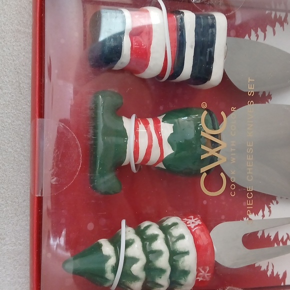 Holiday Cheese Knife Set - Picture 2 of 3